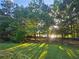 Expansive green lawn with lush trees and privacy fence at 200 Chaparral Trce, Tyrone, GA 30290