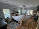 Spacious main bedroom with ample natural light and wood floors at 200 Chaparral Trce, Tyrone, GA 30290