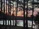 Beautiful lake view with an amazing sunset framed by trees at 200 Chaparral Trce, Tyrone, GA 30290