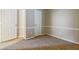 This bedroom features neutral walls with chair rail, and plush carpeting at 3163 Springside Xing, Decatur, GA 30034