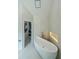 Modern bathroom with soaking tub and walk in closet at 503 Rising Dr, Woodstock, GA 30189