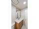 Modern bathroom with toilet, sink and towel hooks at 503 Rising Dr, Woodstock, GA 30189