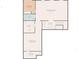 Basement layout with bedroom, recreation room, wet bar, utility, and ample storage space at 935 Grove Valley Drive Dr, Cumming, GA 30041