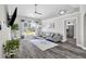 Spacious living room with hardwood floors and a modern design at 499 Running Doe Ct, Suwanee, GA 30024
