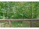 Outdoor deck features views of a serene, leafy backyard setting at 22 Dunwoody Springs Dr, Atlanta, GA 30328