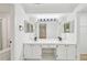 Dual sink bathroom with ample lighting and spacious vanity at 22 Dunwoody Springs Dr, Atlanta, GA 30328