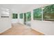 Dining area with natural light and access to outdoor deck through sliding glass doors at 22 Dunwoody Springs Dr, Atlanta, GA 30328