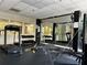 Community fitness center with treadmill, weight machines, and dumbbell rack for residents to enjoy at 2479 Peachtree Ne Rd # 317, Atlanta, GA 30305