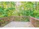 View from a back deck, overlooking the backyard and surrounding woods at 5033 Kens Ct, Stockbridge, GA 30281