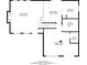 Floor plan of the home's first floor featuring a kitchen, living room, Gathering room, and bathroom at 5383 Forest East Ln, Stone Mountain, GA 30088