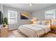 Bright bedroom with neutral decor and natural light at 573 Allgood Rd, Stone Mountain, GA 30083