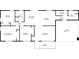 Detailed floor plan showcasing the layout and dimensions of the home at 288 Valerie Cir, Hiram, GA 30141
