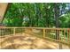 Sunny wooden deck perfect for outdoor dining and relaxing at 4103 Laynewood Cir, Tucker, GA 30084