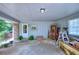 Covered carport area featuring room for storage and access to the home's side entrance at 4581 Newcastle Cir, Lithonia, GA 30038