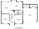 Main floor plan highlighting the kitchen, living room, dining area, and garage layout at 5867 Heritage Walk, Lithonia, GA 30058