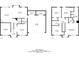 Floor plans showing layout of main and upper levels with room dimensions at 5867 Heritage Walk, Lithonia, GA 30058