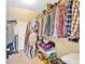 Walk-in closet provides ample storage space with wire shelving and hanging rods at 1002 Hallman Sw Ter, Marietta, GA 30064