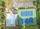 An aerial view of community pool, tennis courts and playground at 2031 Greyfield Nw Dr, Kennesaw, GA 30152