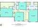 Second floor plan featuring bedrooms, bathrooms, and attic space at 2031 Greyfield Nw Dr, Kennesaw, GA 30152