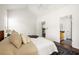 Bright bedroom boasts vaulted ceiling and an ensuite bathroom with a view at 1334 Gates Se Dr, Atlanta, GA 30316