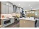 Modern kitchen with stainless steel appliances, stylish backsplash, and an open layout at 1821 Huntington Hills Nw Ln, Atlanta, GA 30309