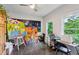 Bonus room with lots of natural light and colorful artwork, perfect for an office or studio at 1821 Huntington Hills Nw Ln, Atlanta, GA 30309