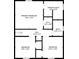 Floor plan with labelled primary bedroom, bathroom, and other bedrooms, offering layout insights at 421 River Trace Dr, Villa Rica, GA 30180