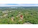 Beautiful aerial view of homes nestled in a lush green community with mature trees and manicured lawns at 4349 Kousa Rd # 4, Austell, GA 30106