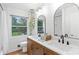 Bathroom features double sinks, modern fixtures, and stylish design elements at 431 Hickory Se Ln, Smyrna, GA 30082