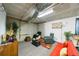 Finished basement with sitting area and lighting at 3737 Falls Trl, Winston, GA 30187