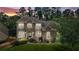 Beautiful two-story brick home with manicured lawn and mature landscaping at 2241 Chaseford Ln, Powder Springs, GA 30127