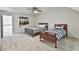 Spacious room with two beds and unique guitar decorations, ideal for a shared bedroom or guest space at 140 Silvermere, Fayetteville, GA 30215