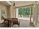 Relaxing outdoor deck with views of lush greenery, perfect for entertaining and enjoying the scenery at 140 Silvermere, Fayetteville, GA 30215
