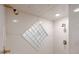 Bathroom shower with dual shower heads and unique glass block window at 1806 Wynthrop Manor Sw Dr, Marietta, GA 30064