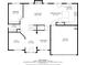 Detailed floor plan showcasing the layout of the home's main level, including the kitchen and living room at 204 Sawtooth Ct, Canton, GA 30114
