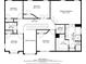 Upstairs floor plan showcasing bedrooms, bathrooms, a walk-in closet and laundry space at 204 Sawtooth Ct, Canton, GA 30114
