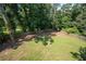 Expansive backyard enclosed by a wooden fence, offering privacy and space for outdoor activities at 3381 Birchwood Trl, Snellville, GA 30078