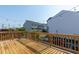 View of a spacious wood deck perfect for entertaining, with neighborhood views at 3057 Windover Ln, Kennesaw, GA 30144