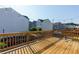 View of a spacious wood deck perfect for entertaining, with neighborhood views at 3057 Windover Ln, Kennesaw, GA 30144
