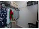 This walk-in closet offers shelving for storage needs and organization at 3057 Windover Ln, Kennesaw, GA 30144