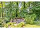 Secluded backyard deck with chairs surrounded by lush greenery at 2368 Glynn Se Dr, Atlanta, GA 30316