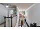Interior hallway with staircase and view of entry and upper room at 2368 Glynn Se Dr, Atlanta, GA 30316