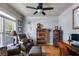Comfortable home office with hardwood floors, built-in bookcases, and ample natural light at 2368 Glynn Se Dr, Atlanta, GA 30316