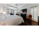 Serene bedroom with hardwood floors and an abundance of natural light at 1020 Matheson Way, Johns Creek, GA 30022