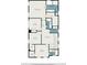 Upstairs floor plan with primary bedroom, sitting room, laundry, and bedrooms at 1878 Weston Ln, Tucker, GA 30084