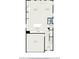 Open floor plan featuring kitchen, dining, living spaces and a garage at 1878 Weston Ln, Tucker, GA 30084