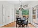 Cozy breakfast nook with natural light and views of the backyard at 672 Red Sunset Cir, Powder Springs, GA 30127