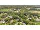 Scenic aerial view of a neighborhood with lush greenery and scattered residences at 2455 Stonevalley Ln, Cumming, GA 30041