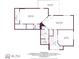 Detailed floor plan showcasing the layout of the basement with dimensions of each room at 2455 Stonevalley Ln, Cumming, GA 30041