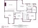 Detailed floor plan showcasing the layout of the rooms and dimensions of a residence at 2455 Stonevalley Ln, Cumming, GA 30041